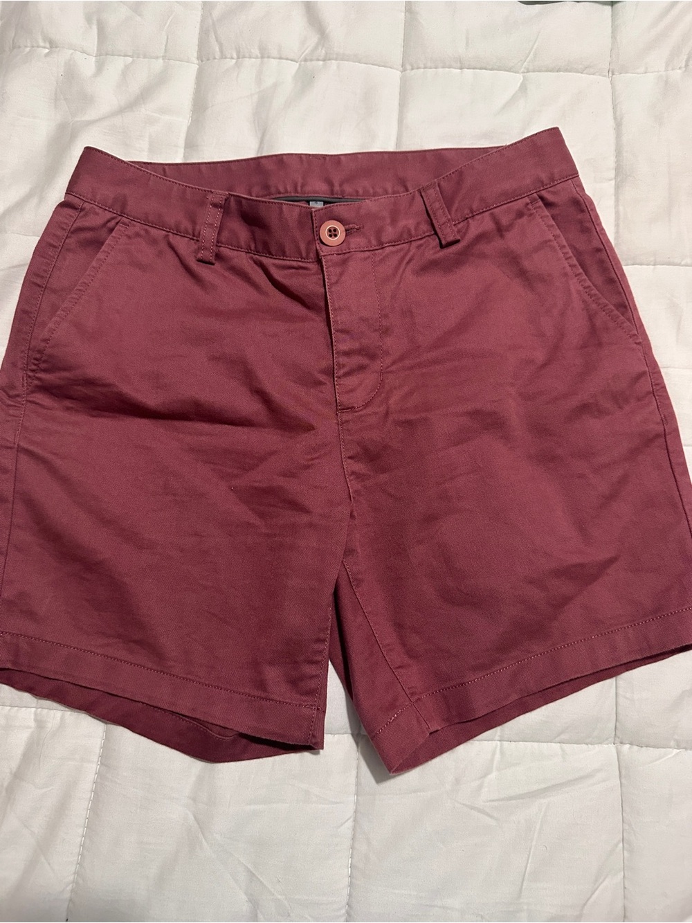 MEC Women’s Chino Walking Shorts Burgundy Rose | Size 8